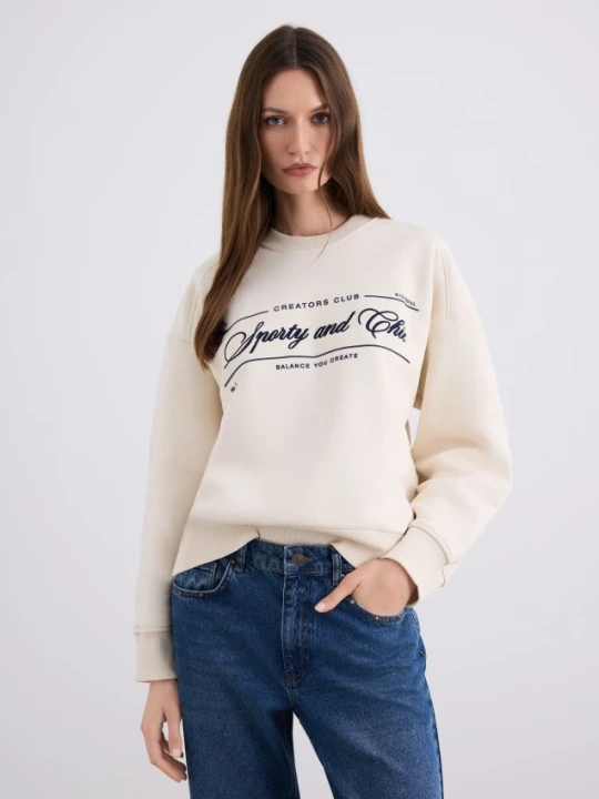 Obrázek produktu Mohito - Mikina oversize - krémová