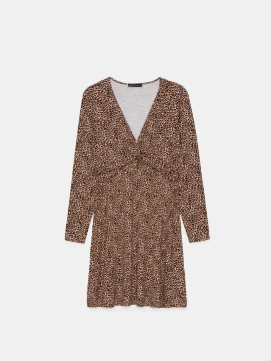 Obrázek produktu Mohito - Mini šaty s leopardím vzorem - béžová