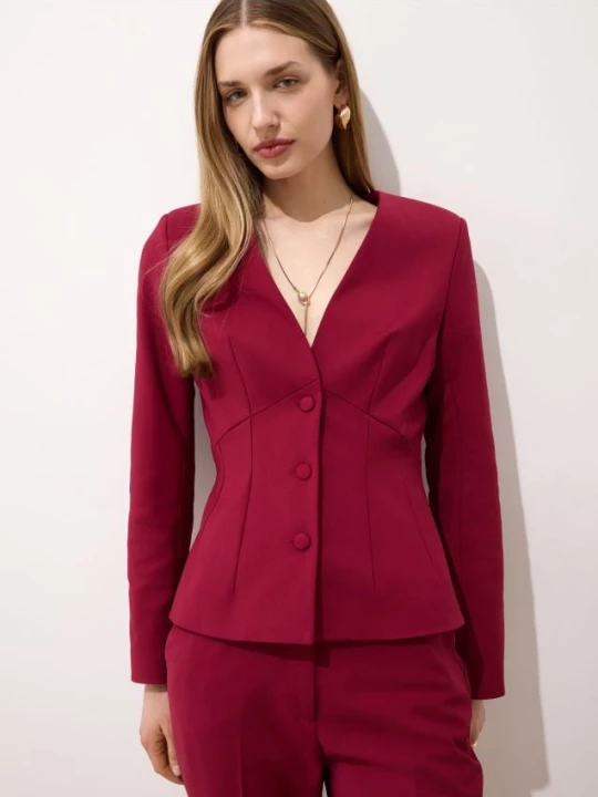 Obrázek produktu Mohito - Těsně padnoucí sako - kaštanová