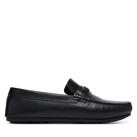 Obrázek produktu Mokasíny Tommy Hilfiger Flag Lth Hardware Driver FM0FM06089 Černá