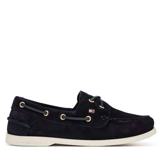 Obrázek produktu Mokasíny Tommy Hilfiger Hilfiger Suede Boat Shoe FW0FW09338 Tmavomodrá