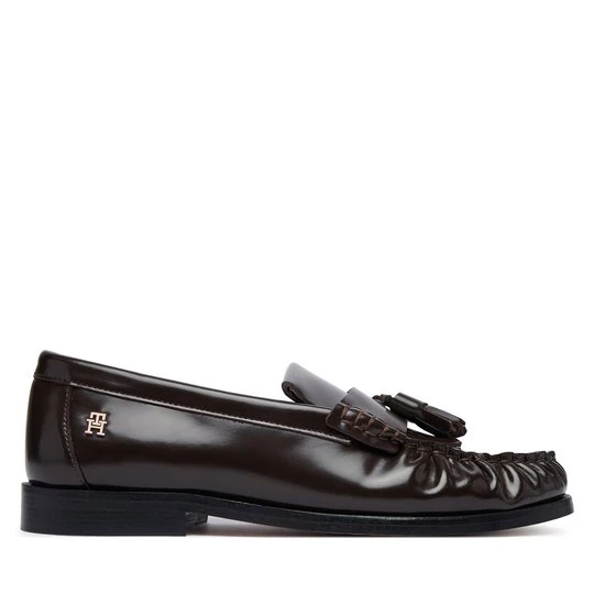 Obrázek produktu Mokasíny Tommy Hilfiger Tassel Abrasivato FW0FW09460 Tmavě hnědá