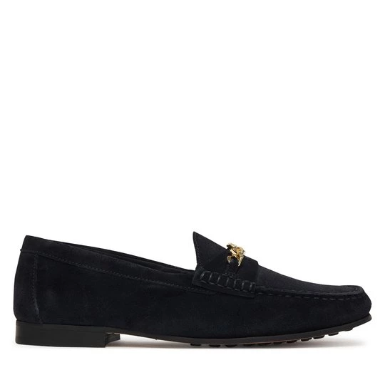 Obrázek produktu Mokasíny Tommy Hilfiger Th Chain Suede Loafer FW0FW09327 Tmavomodrá