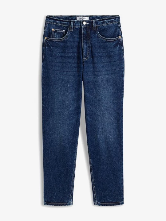 Obrázek produktu Mom džíny High Waist, malý podíl streče, zkrácené BonPrix