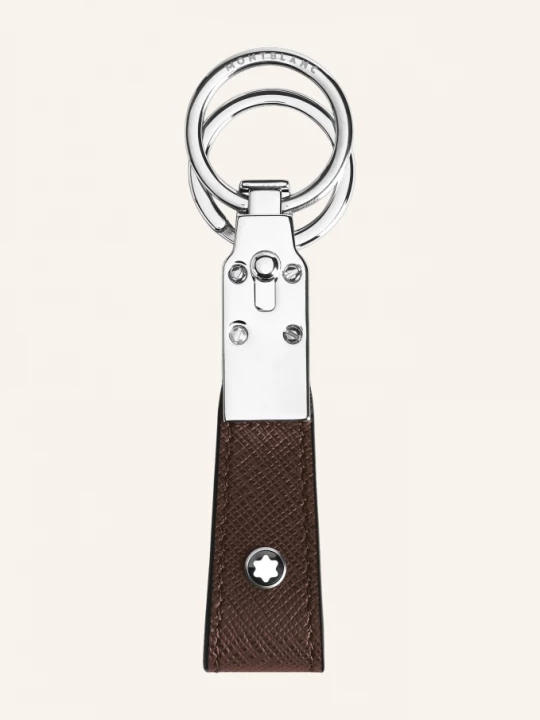 Obrázek produktu Montblanc Přívěsek Na Klíče Sartorial tmavě hnědá / stříbrná
