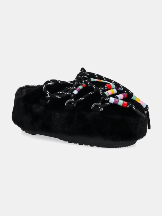 Obrázek produktu Moon Boot Pantofle Moon Boot MB MULE FAUX FUR BEADS černá