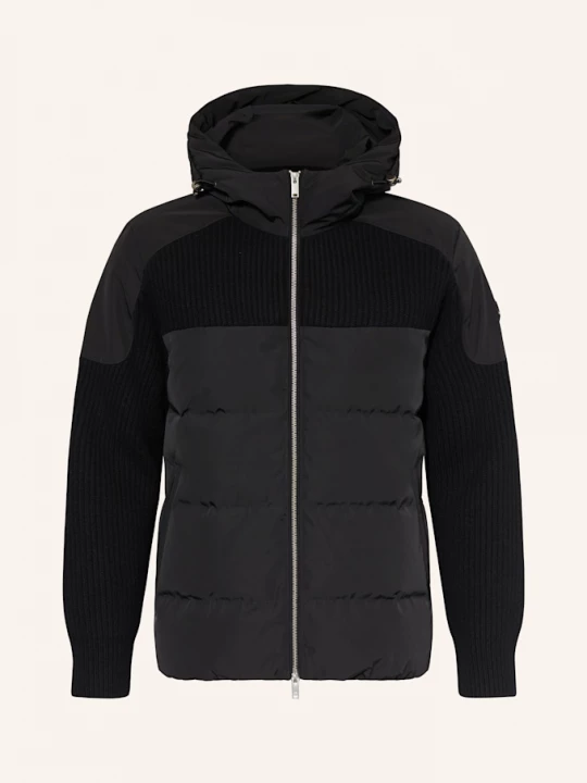 Obrázek produktu Moose Knuckles Péřová Bunda Glenvale Ze Směsi Materiálů černá