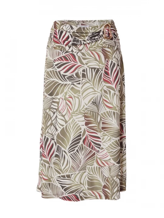 Obrázek produktu MORE & MORE Sukně khaki / purpurová / černá / offwhite