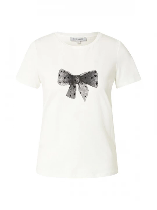 Obrázek produktu MORE & MORE Tričko černá / offwhite