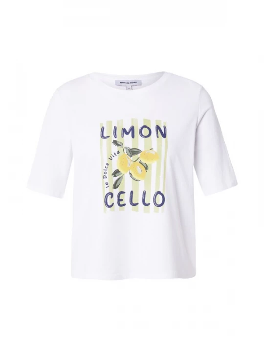 Obrázek produktu MORE & MORE Tričko 'Limoncello' žlutá / olivová / pastelově zelená / bílá