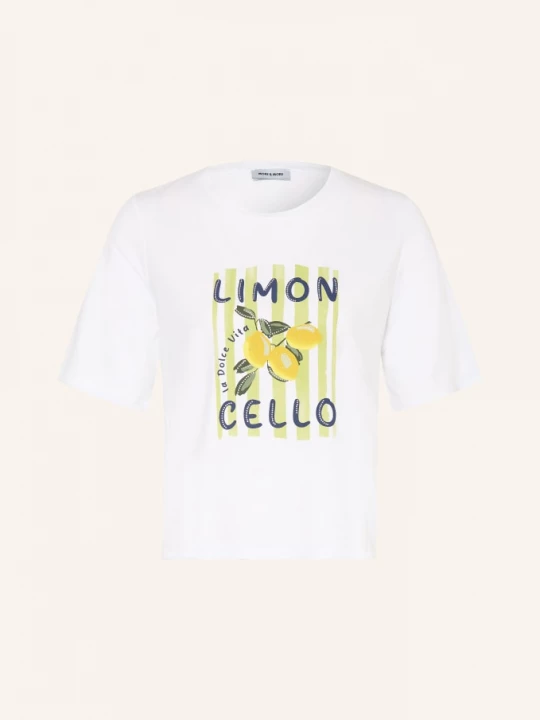 Obrázek produktu More & More Tričko S Ozdobnými Kameny bílá / žlutá / světle zelená