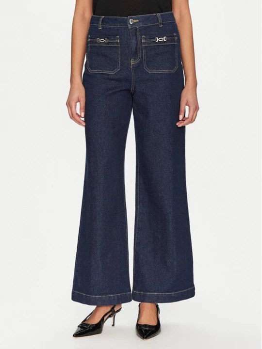 Obrázek produktu Morgan Jeansy 251-PSOFT Tmavomodrá Wide Leg