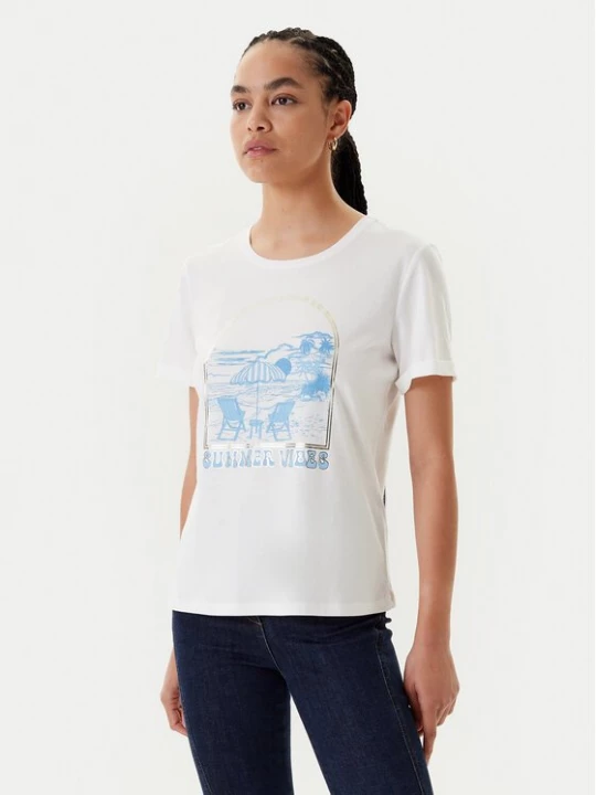 Obrázek produktu Morgan T-Shirt 251-DVIBES Bílá Regular Fit
