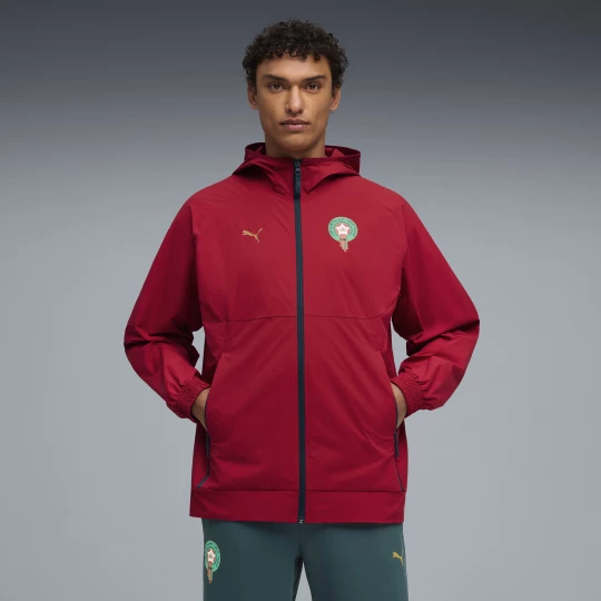 Obrázek produktu Morocco PUMATECH Woven Jacket Men, Clothing, Dark Crimson / Victory Gold