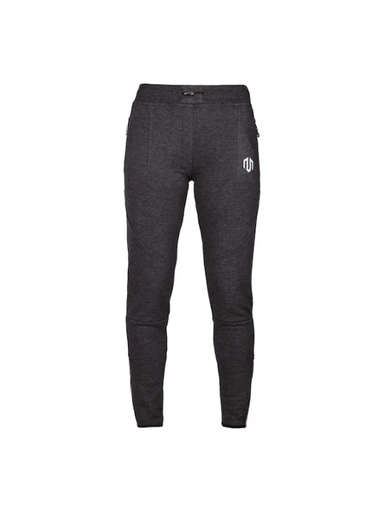 Obrázek produktu MOROTAI Sportovní kalhoty 'Comfy Performance' tmavě šedá / bílá