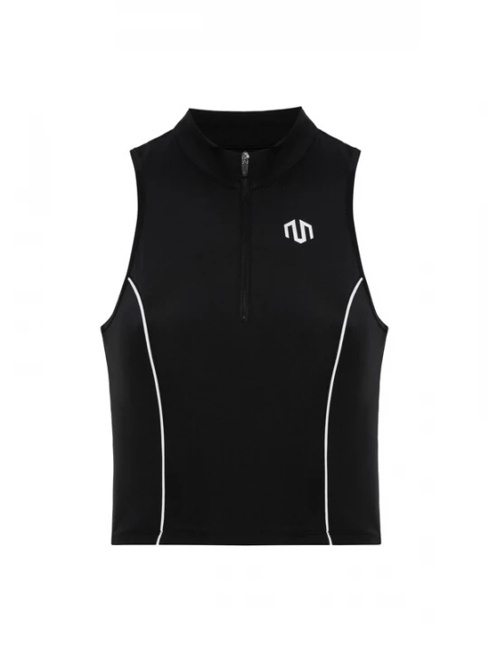 Obrázek produktu MOROTAI Sportovní top 'Kansei Chrome' černá / bílá