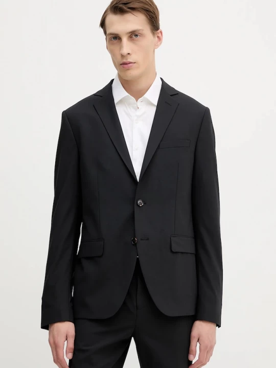 Obrázek produktu Mos Mosh Blazer s příměsí vlny Mos Mosh JAMES černá