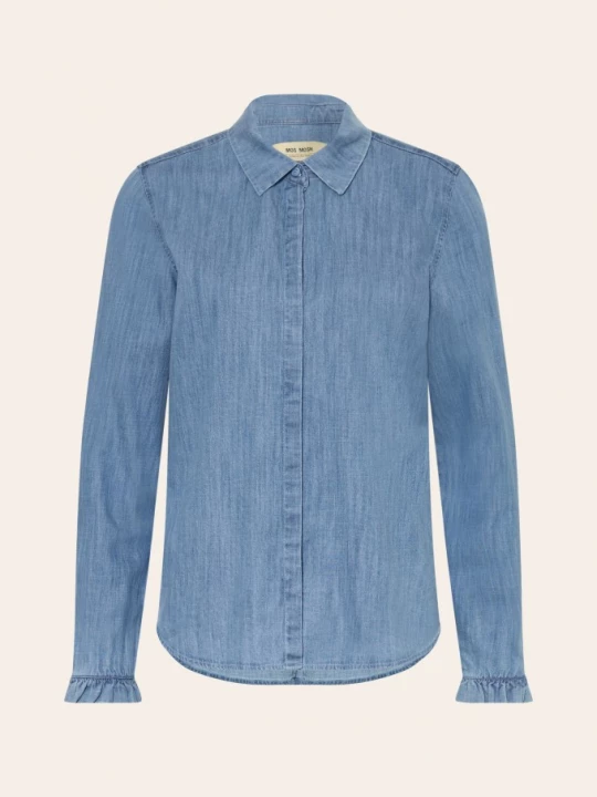 Obrázek produktu Mos Mosh Košilová Halenka Mmmattie Flip Z Denimu modrá