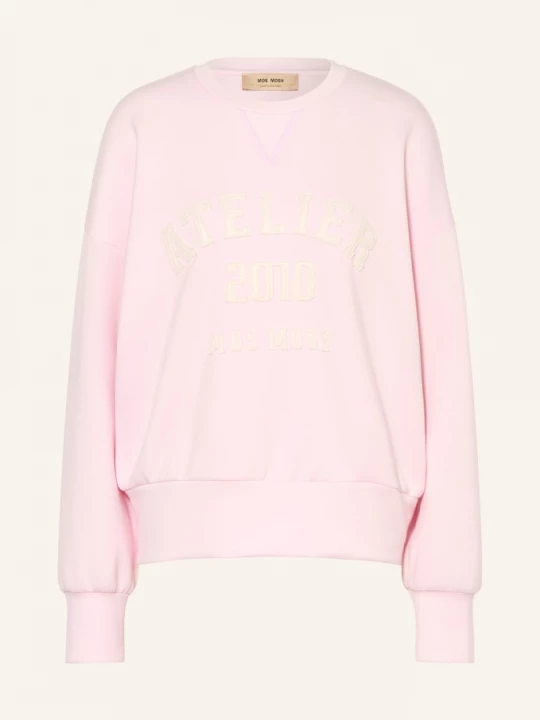 Obrázek produktu Mos Mosh Oversized Mikina Mmnima světle růžová / režná