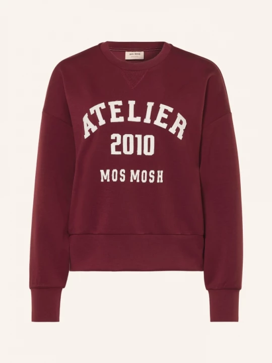 Obrázek produktu Mos Mosh Oversized Mikina Mmnima tmavě červená