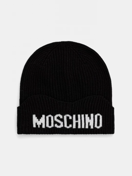 Obrázek produktu Moschino čepice dámská s vlnou černá