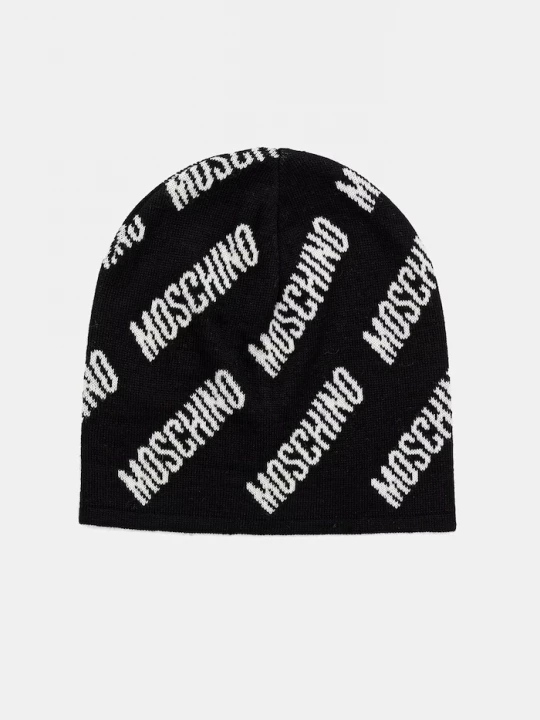 Obrázek produktu Moschino čepice s příměsí vlny černá