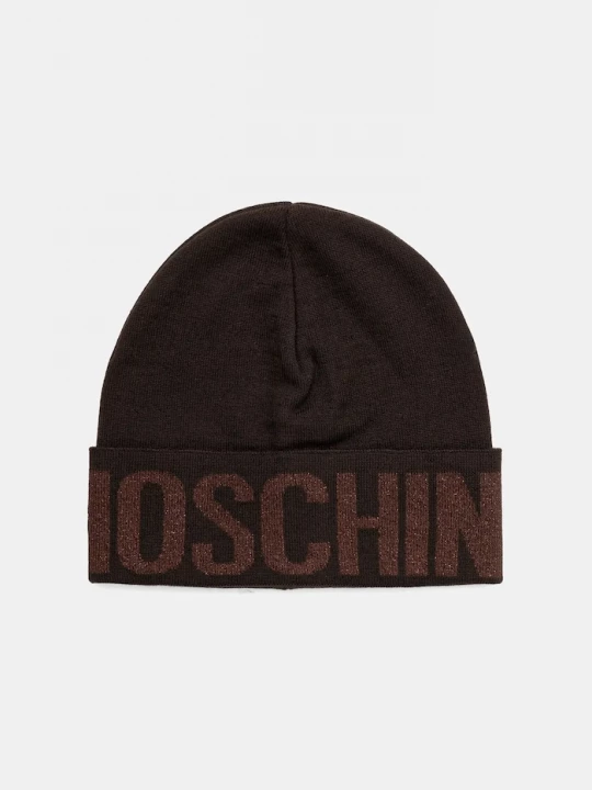 Obrázek produktu Moschino Čepice s vlnou Moschino hnědá