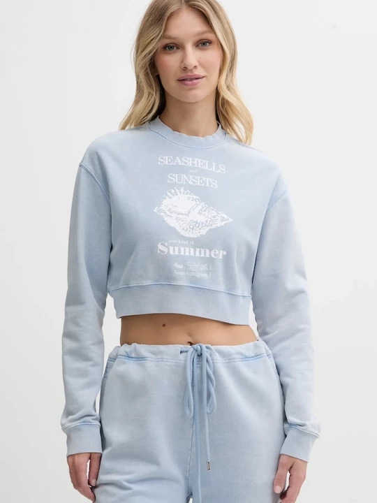Obrázek produktu Moschino Jeans Bavlněná mikina modrá