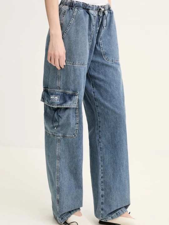 Obrázek produktu Moschino Jeans Bavlněné džíny Moschino Jeans modrá