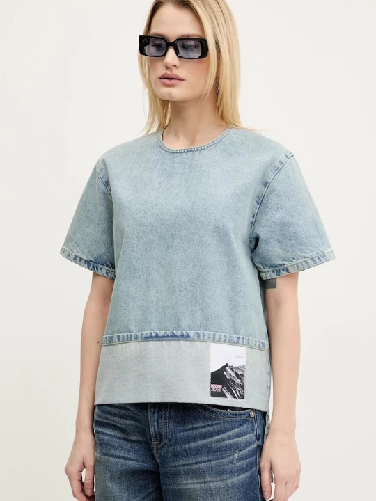 Obrázek produktu Moschino Jeans Džínová blůza Moschino Jeans modrá