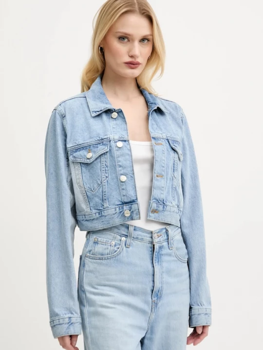 Obrázek produktu Moschino Jeans Džínová bunda Moschino Jeans modrá