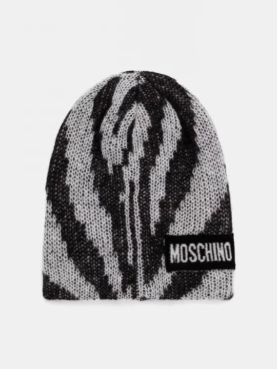 Obrázek produktu Moschino pletená čepice dámská s příměsí vlny