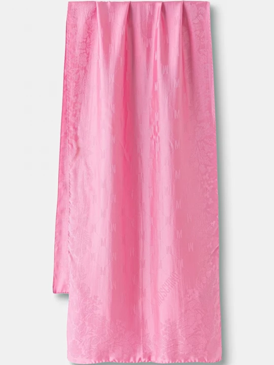 Obrázek produktu Moschino šál dámský hedvábný růžová