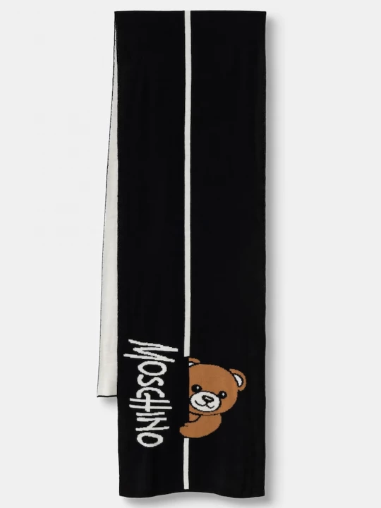 Obrázek produktu Moschino šála dámská s vlnou černá