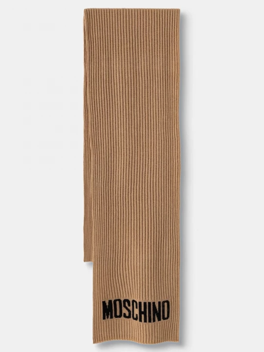 Obrázek produktu Moschino šála pánská s vlnou hnědá