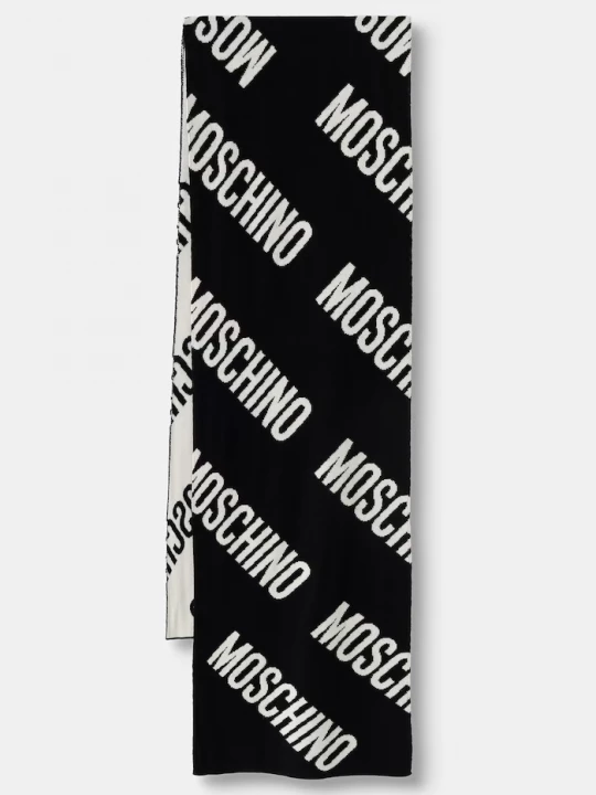 Obrázek produktu Moschino šála s vlnou černá