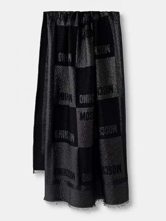 Obrázek produktu Moschino šála s vlnou černá
