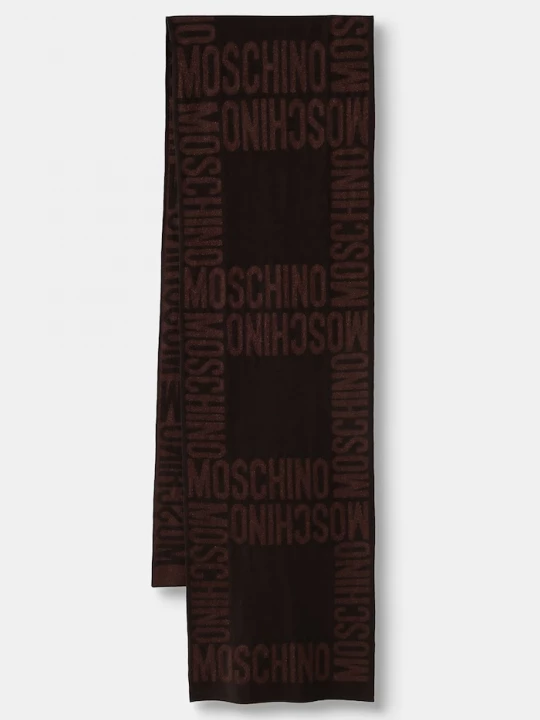 Obrázek produktu Moschino šála s vlnou hnědá