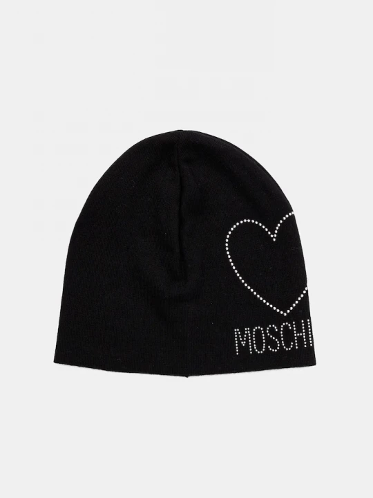 Obrázek produktu Moschino Vlněná čepice Moschino černá