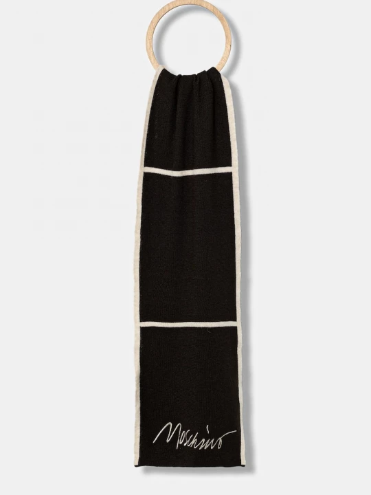 Obrázek produktu Moschino Vlněná šála Moschino hnědá