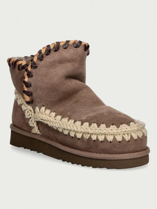 Obrázek produktu Mou Eskimo 18 Leather Overstitching sběhule dámské semišové béžová