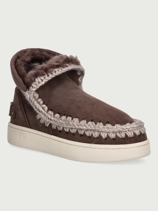 Obrázek produktu Mou New Eskimo Sneaker Suede Lettr sběhule dámské semišové hnědá