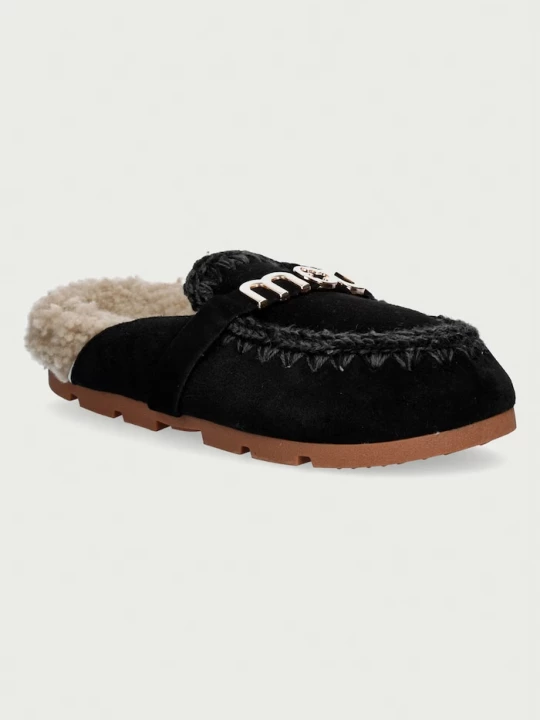 Obrázek produktu Mou pantofle dámské semišové Winter Bio Slide Logo černá