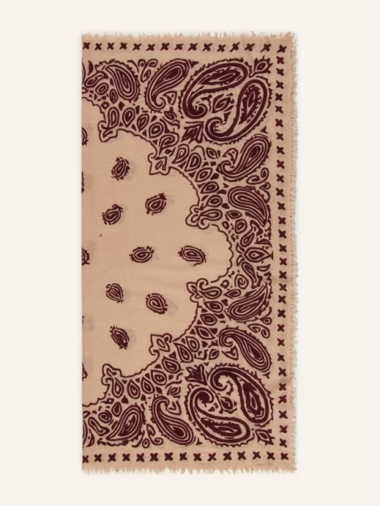 Obrázek produktu Mouleta Kašmírový Šátek světle hnědá / hnědá