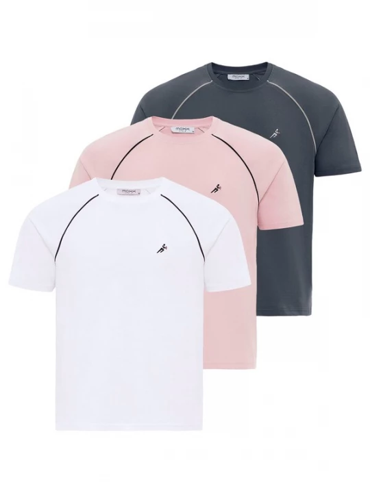 Obrázek produktu Moxx Paris Tričko antracitová / pink / černá / bílá