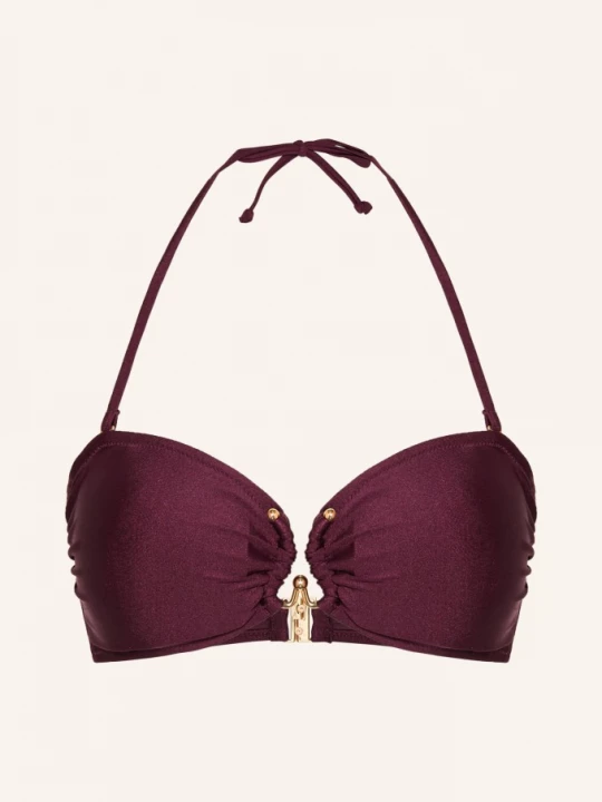 Obrázek produktu Mrs & Hugs Bandeau Bikiny Top tmavě červená
