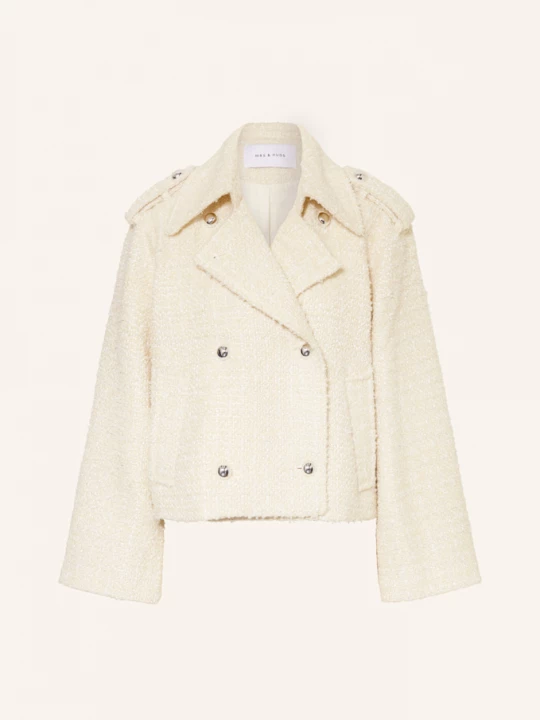 Obrázek produktu Mrs & Hugs Trenchcoat Z Bouclé krémová
