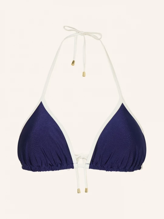 Obrázek produktu Mrs & Hugs Trojúhelníkové Bikiny tmavě modrá / bílá