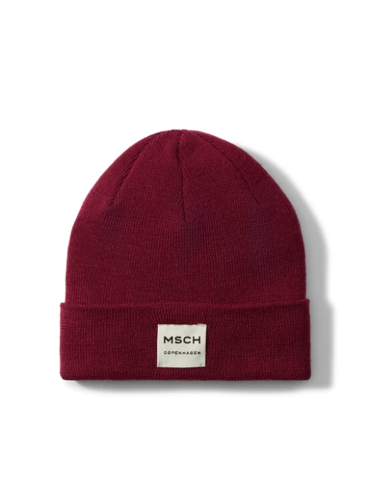 Obrázek produktu MSCH COPENHAGEN Čepice 'Mojo' burgundská červeň