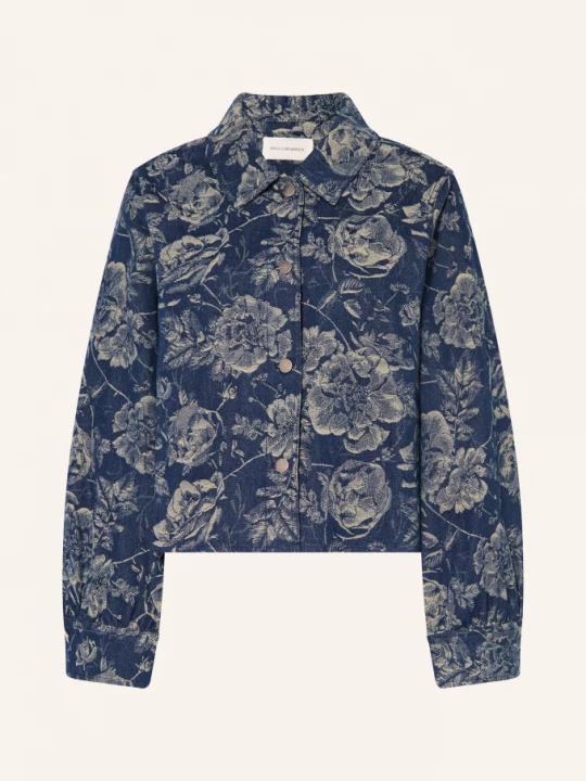 Obrázek produktu Msch Copenhagen Džínová Bunda Mschtita mid blue flower